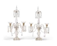 A Group of Four Anglo-Irish Cut-Glass Tablewares