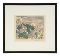 Provincetown , 1917 (with original wood block)