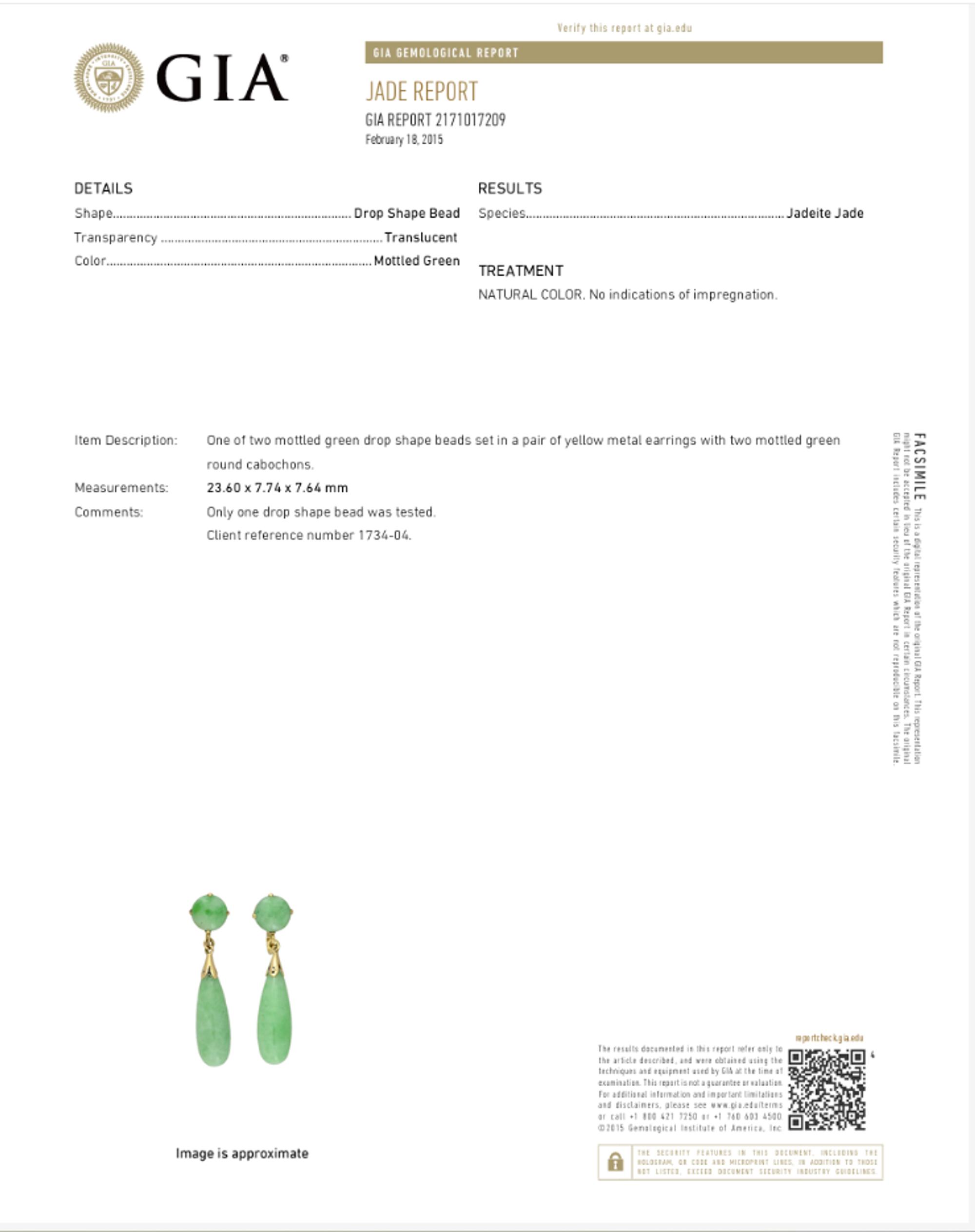 Jadeite Jade Drop Earrings
