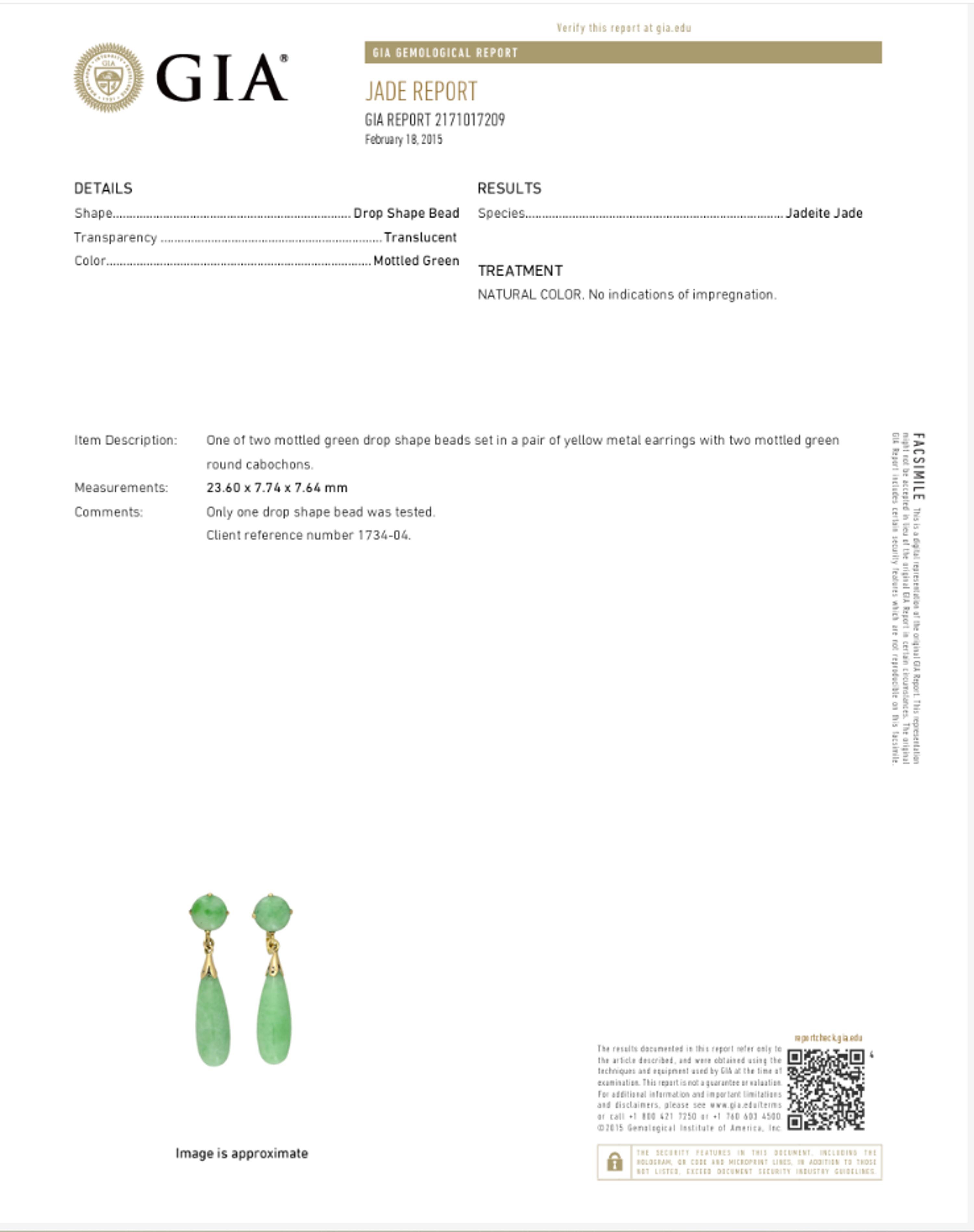 Jadeite Jade Drop Earrings