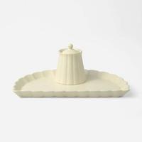 A Wedgwood Keith Murray (1892-1981) Designed Moonstone Inkstand UK, 1930s