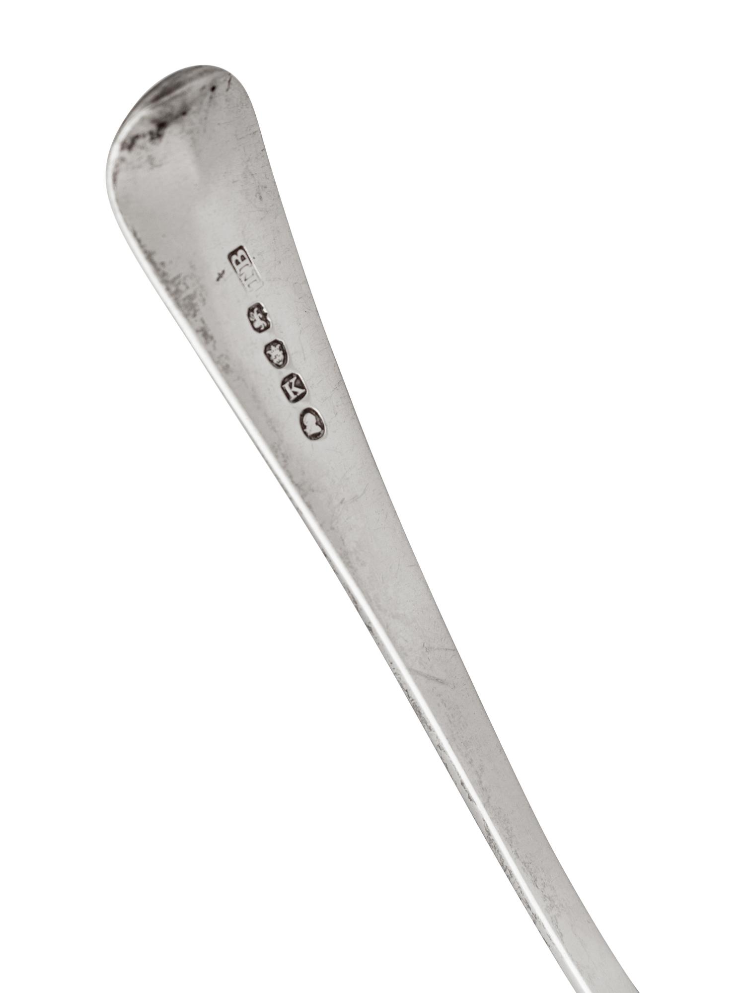 Two George III Silver Serving Spoons