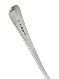 Two George III Silver Serving Spoons