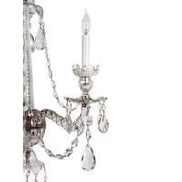 A Pair of Georgian Style Cut Glass Sconces