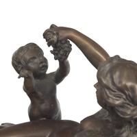 Continental School 19th Century, A Bronze Figural Group