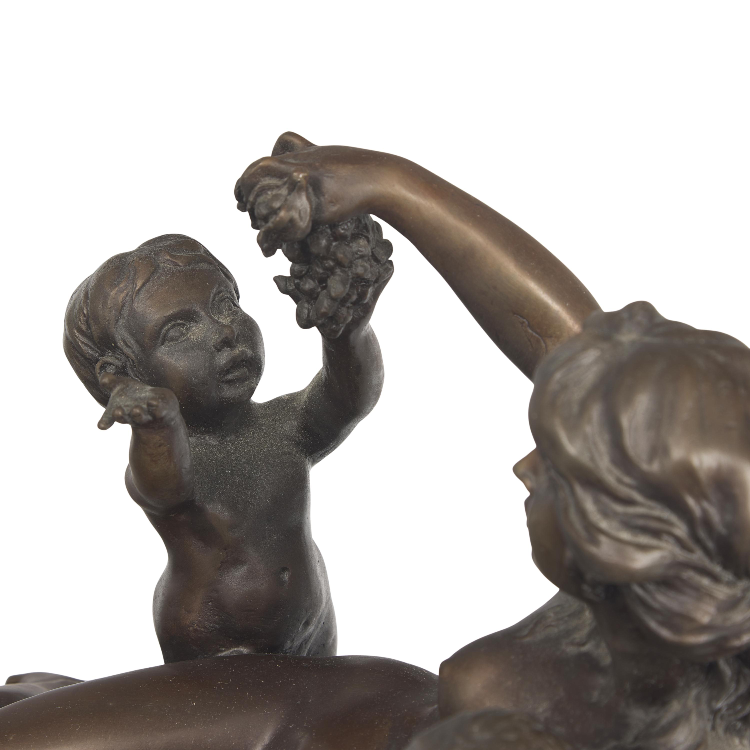 Continental School 19th Century, A Bronze Figural Group