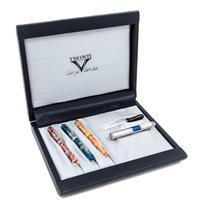 A Visconti Millennium Arc Limited Edition Three Fountain Pen Set