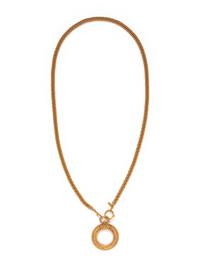 Chanel Necklace With Magnifying Glass Pendant, 1990-2000s