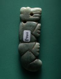 A Costa Rican Jade Zoomorphic Pendant