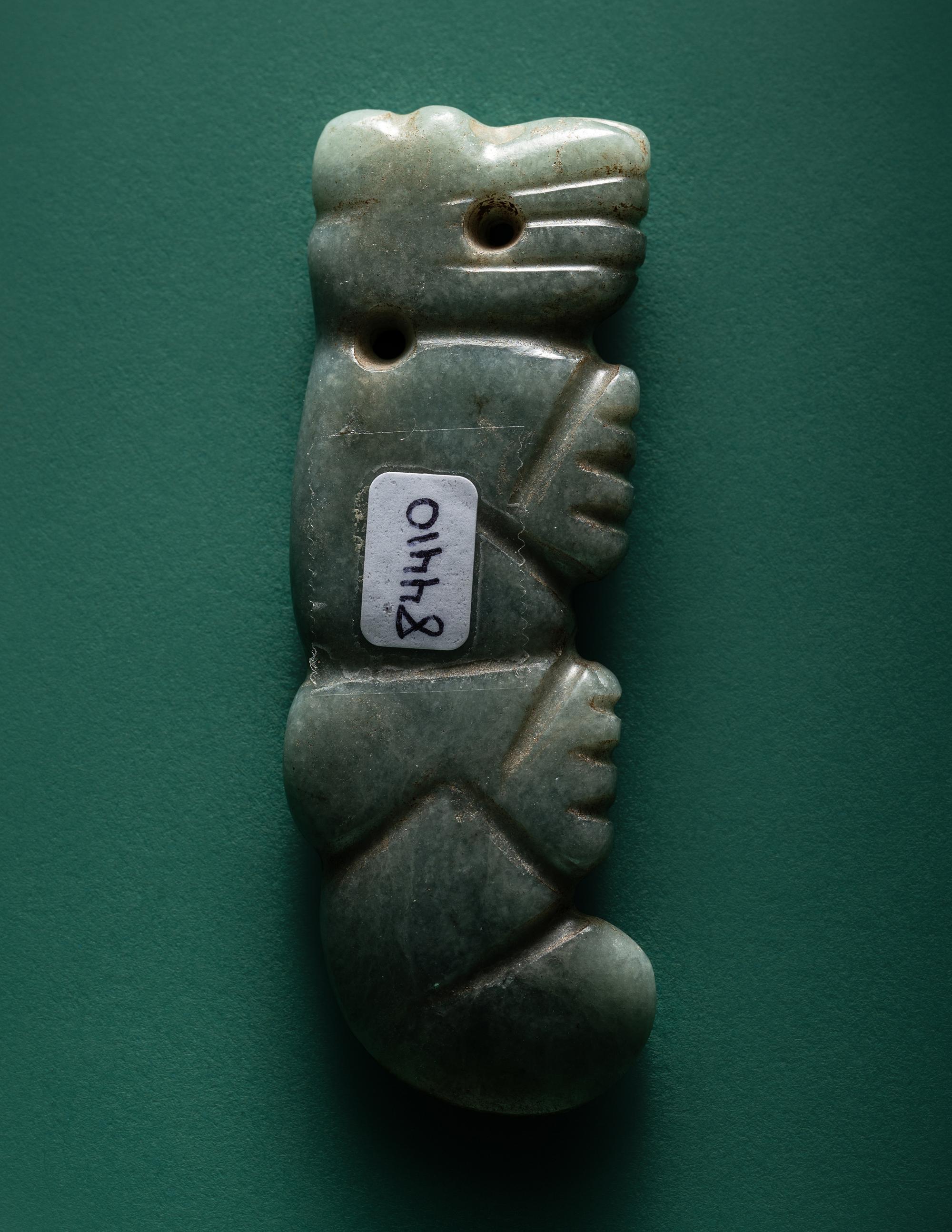 A Costa Rican Jade Zoomorphic Pendant