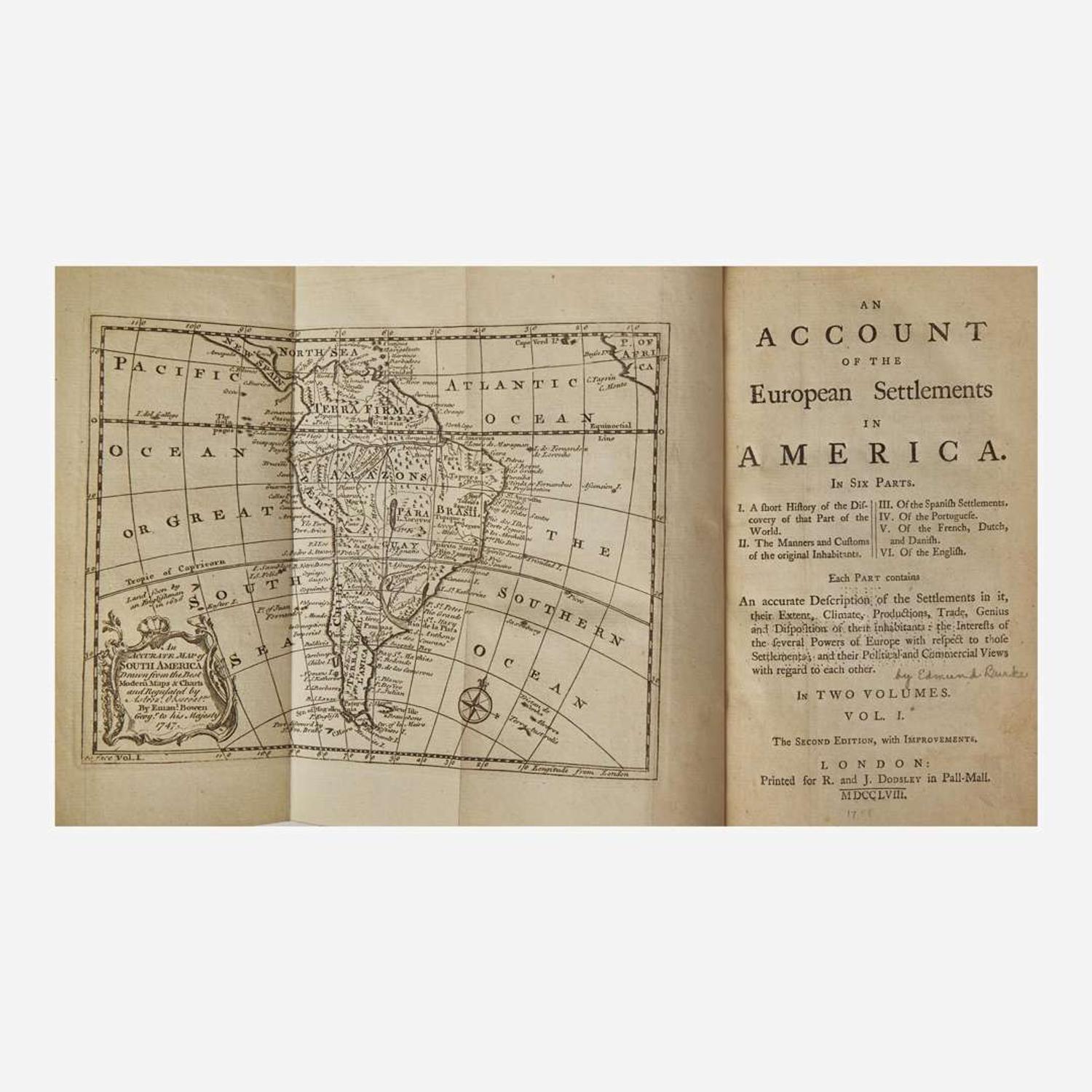 [American Revolution] Burke, Edmund Group of 3 Titles