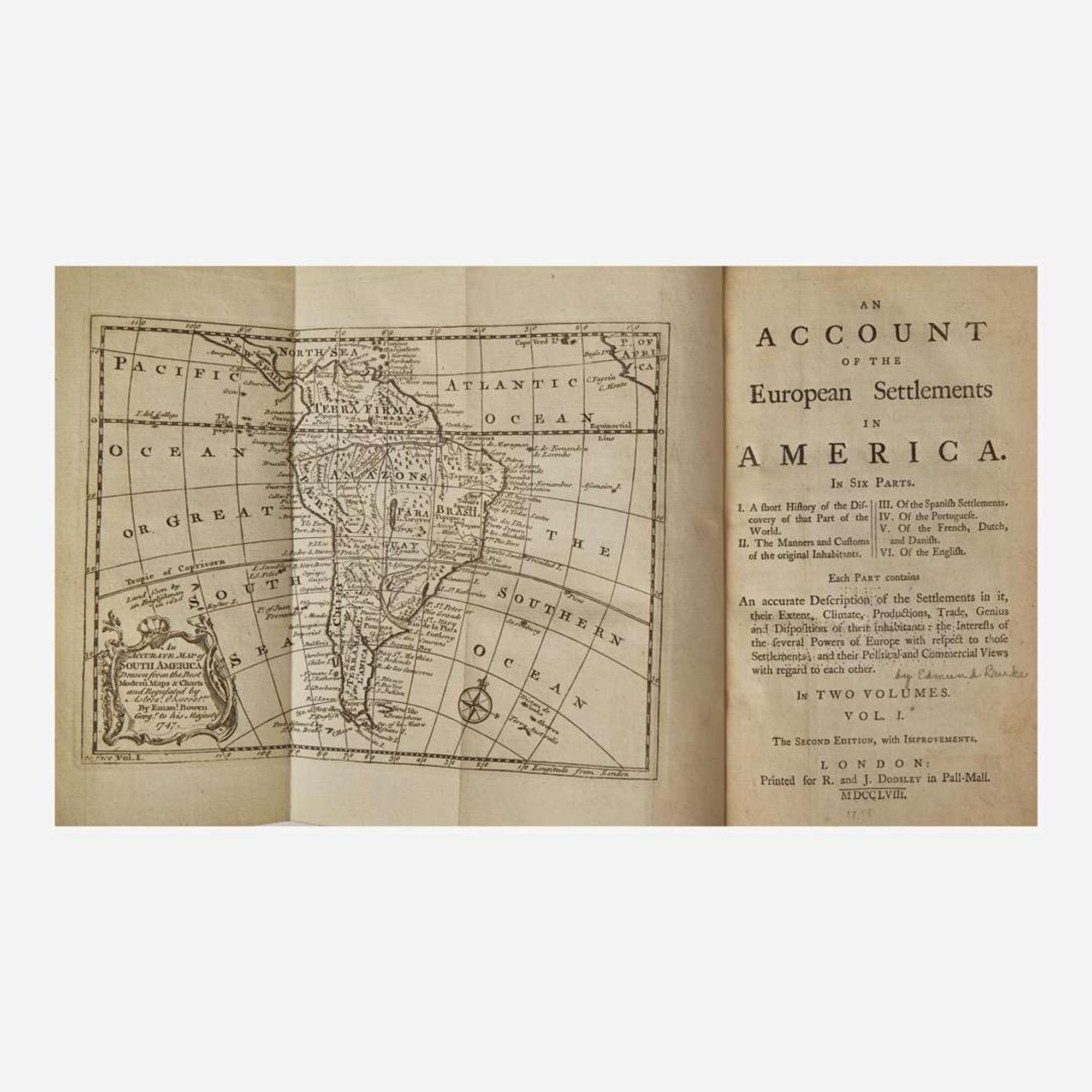 [American Revolution] Burke, Edmund Group of 3 Titles
