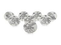 A Set of Eight Piero Fornasetti Uccelli Calligrafici Salad Plates