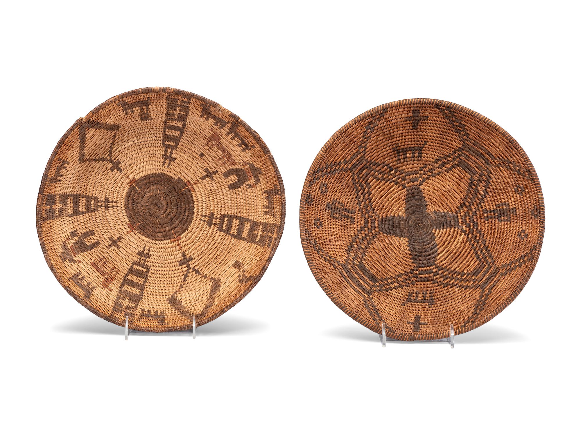 Apache Polychrome and Figural Baskets