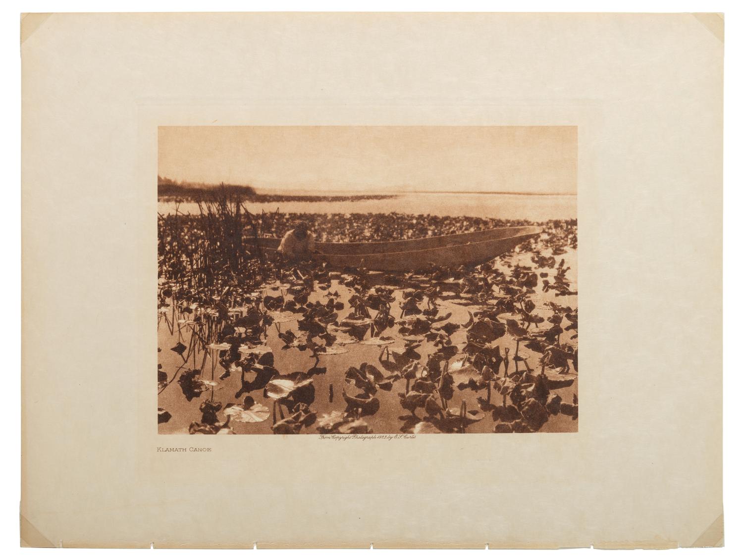 [NATIVE AMERICANS]. CURTIS, Edward (1868-1952), photographer. A group of 4 photogravures.