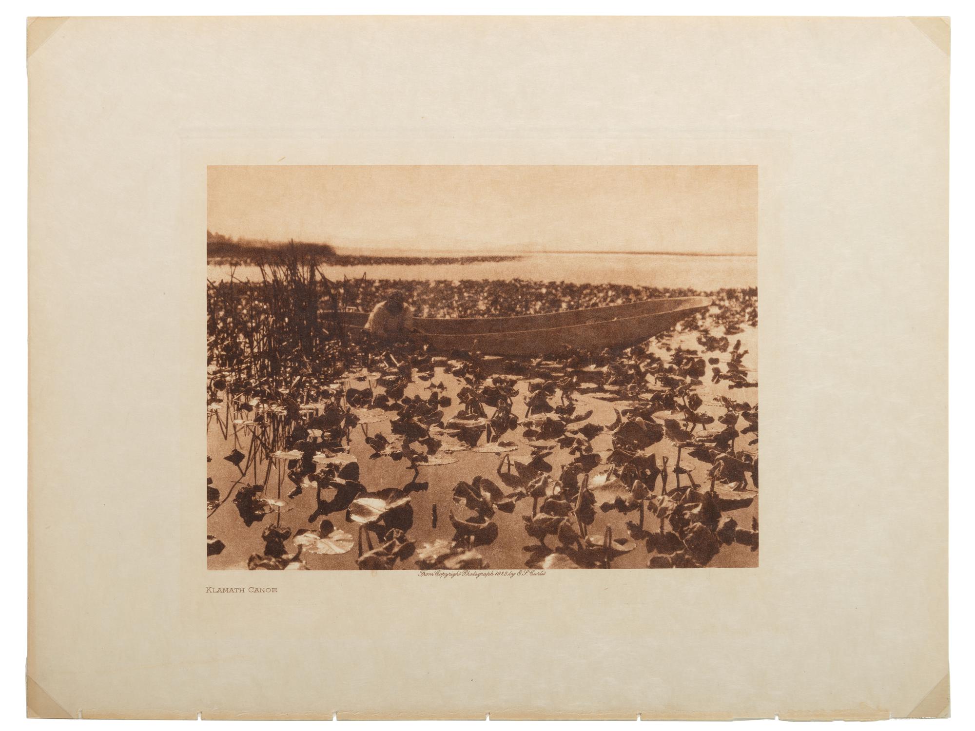 [NATIVE AMERICANS]. CURTIS, Edward (1868-1952), photographer. A group of 4 photogravures.