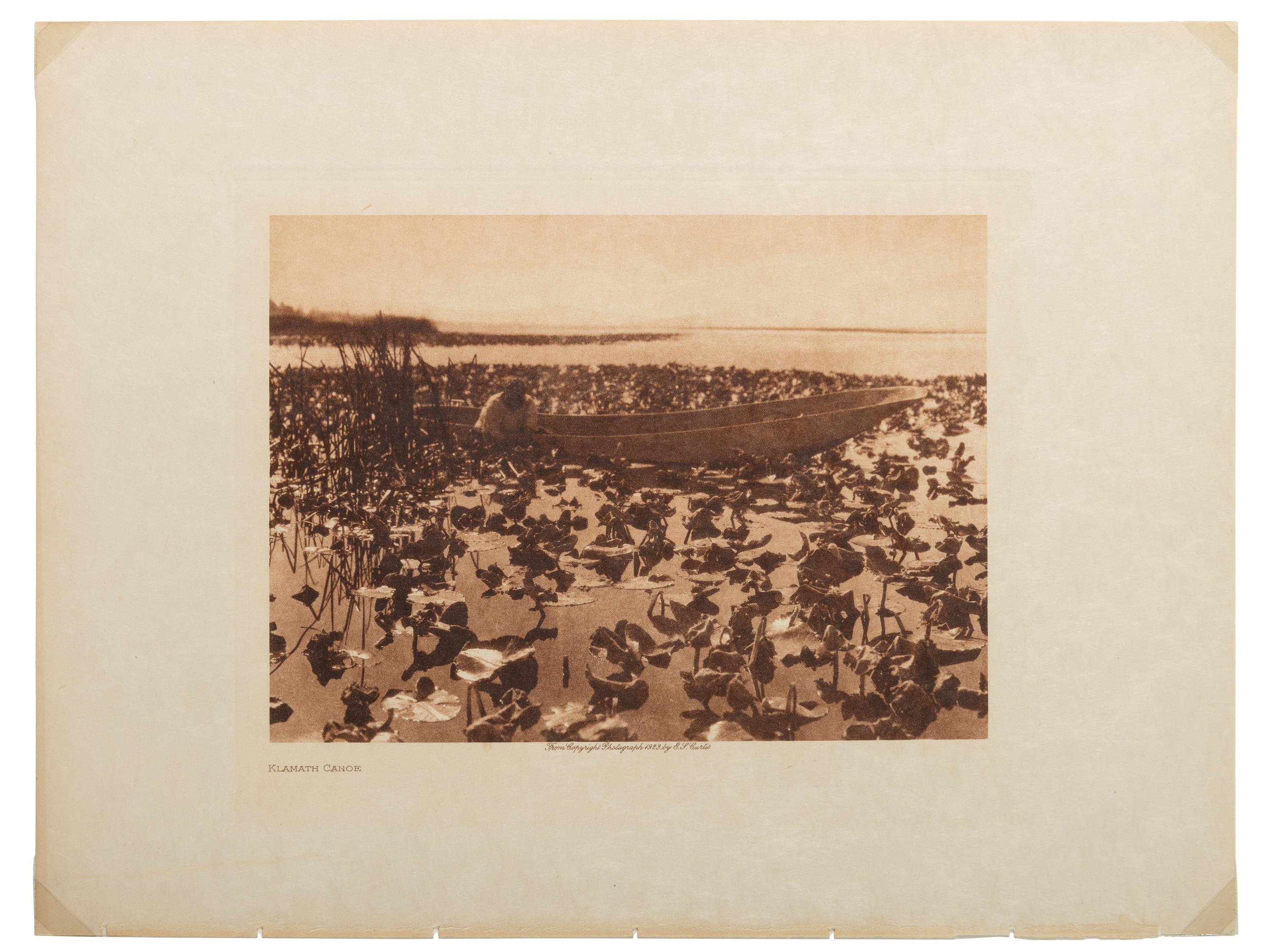 [NATIVE AMERICANS]. CURTIS, Edward (1868-1952), photographer. A group of 4 photogravures.