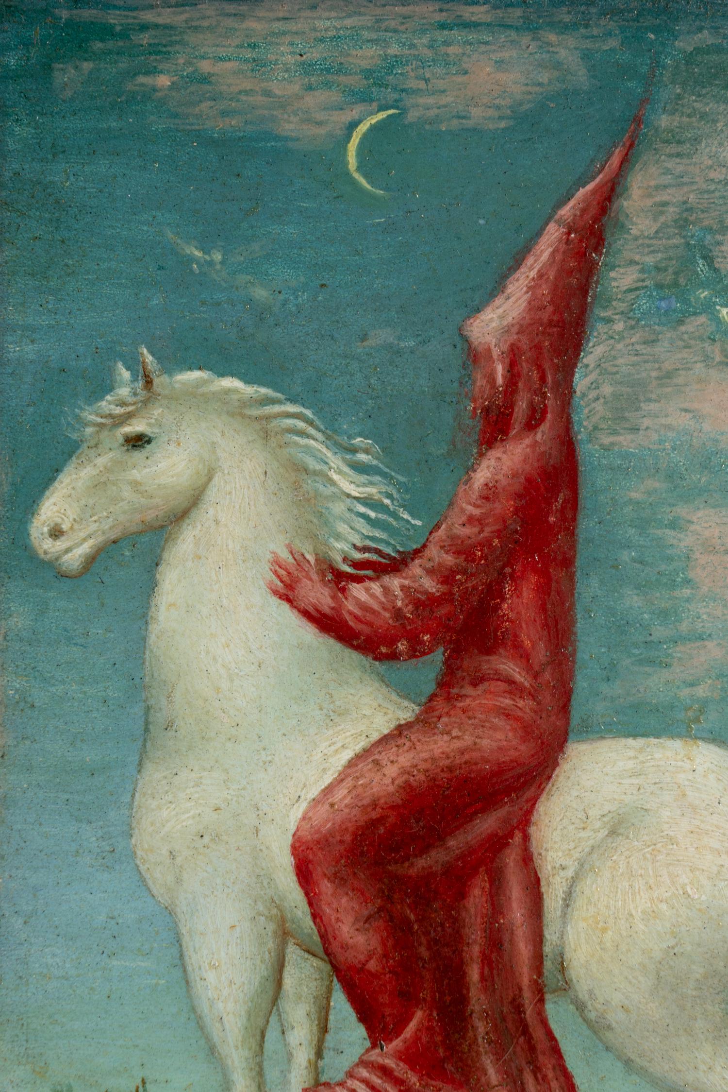 Untitled (Wizard on Wild Horse)
