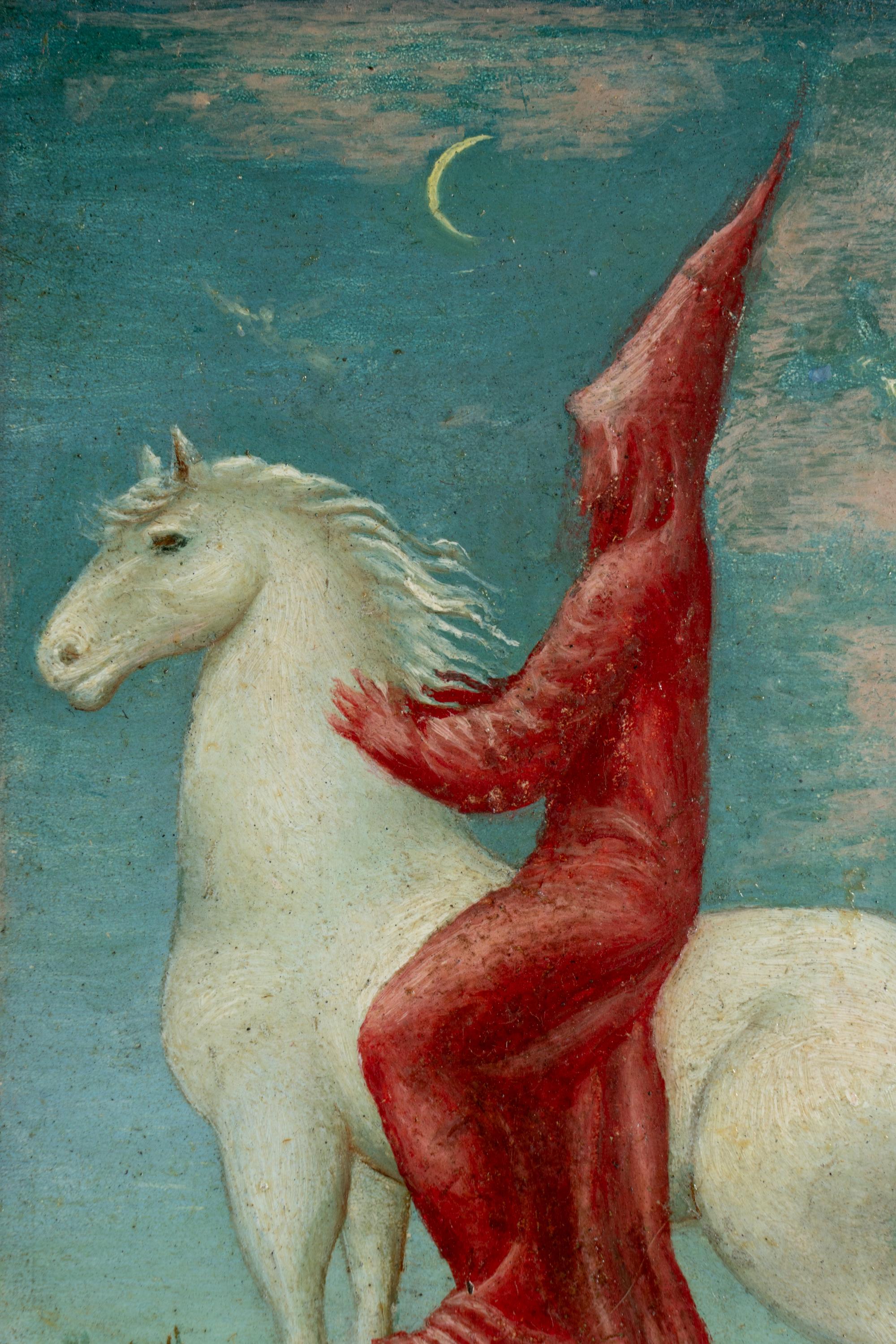 Untitled (Wizard on Wild Horse)