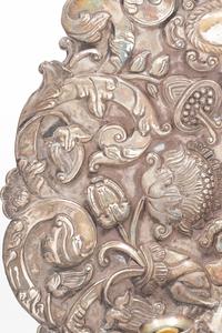 A Pair of Continental Silver Two-Light Sconces