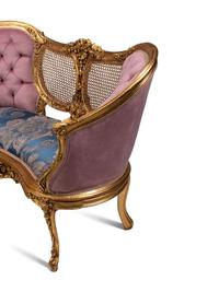 A Pair of Louis XV Style Giltwood Settees