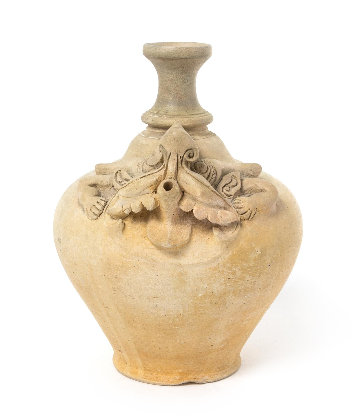 A Javanese White Glazed Water Vessel