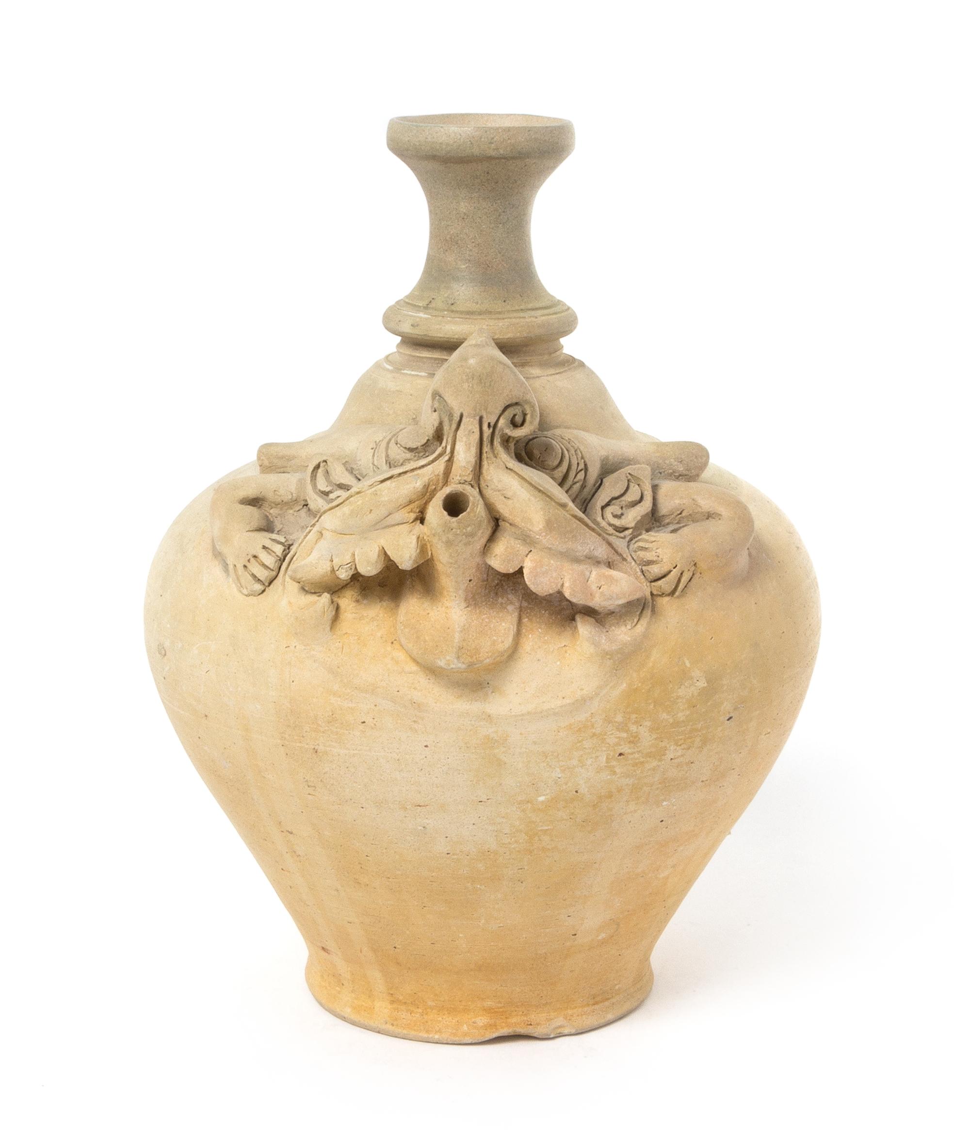 A Javanese White Glazed Water Vessel