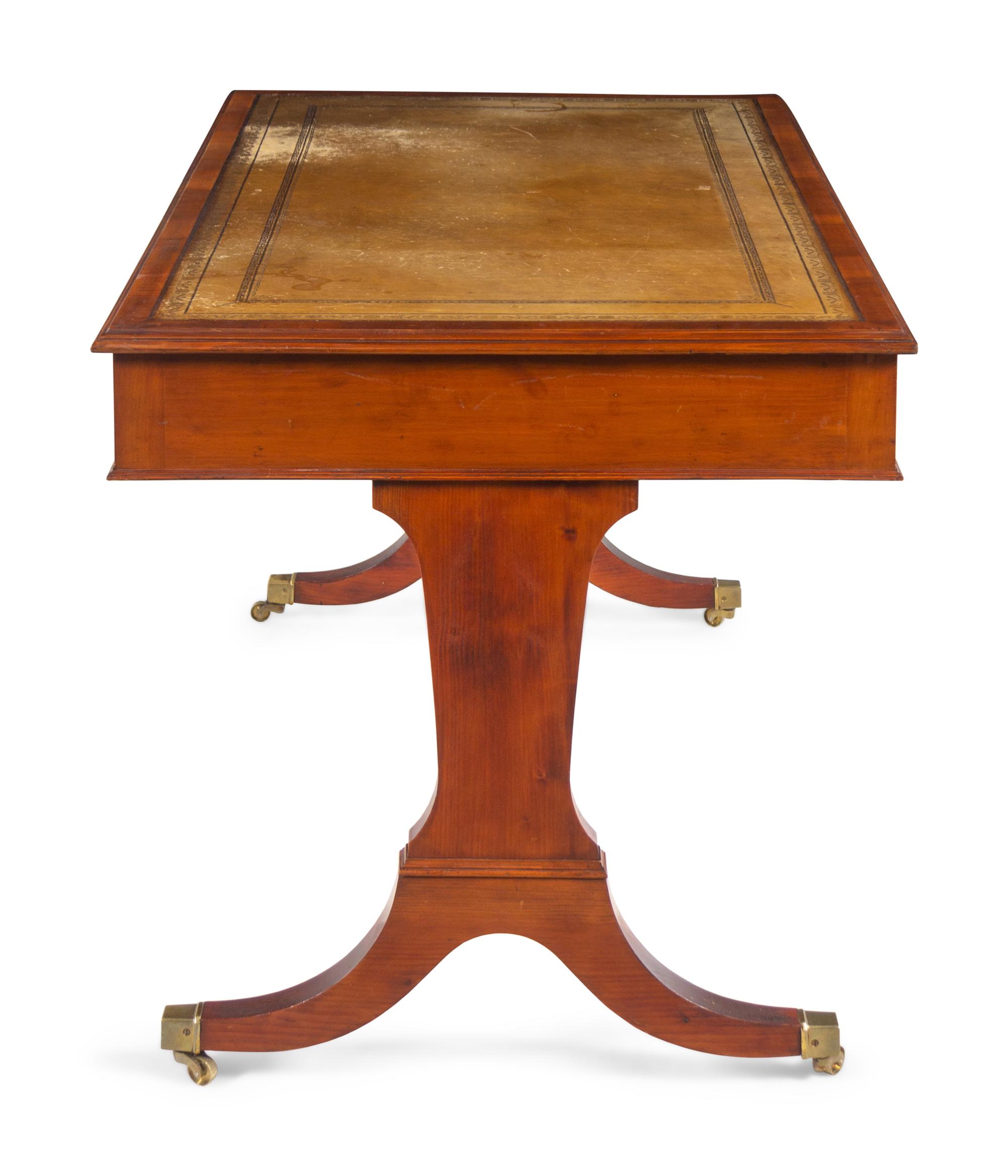 A Regency Style Mahogany Writing Table