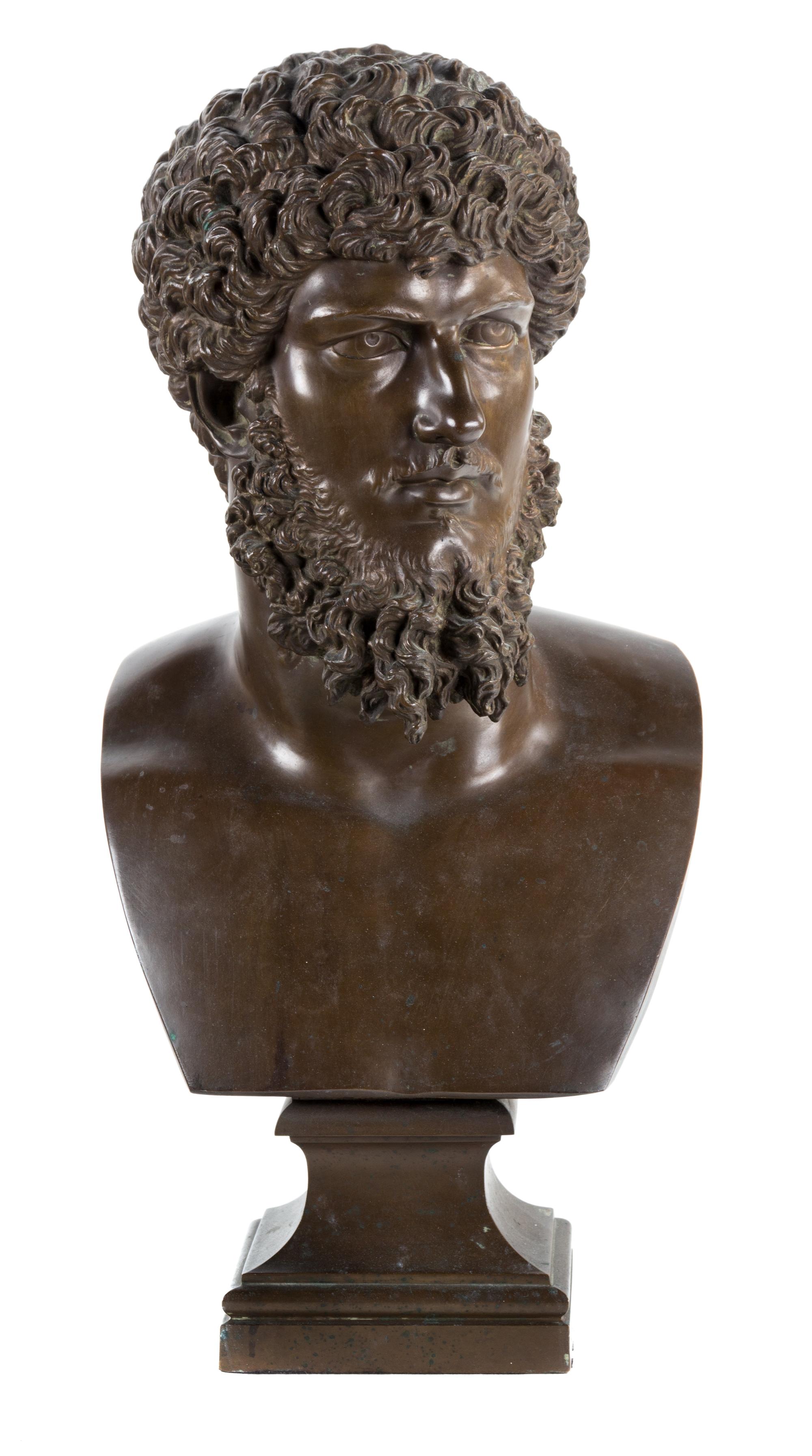 A French Bronze Bust Height 22 inches. — CAST BY BARBEDIENNE, EARLY 20TH CENTURY