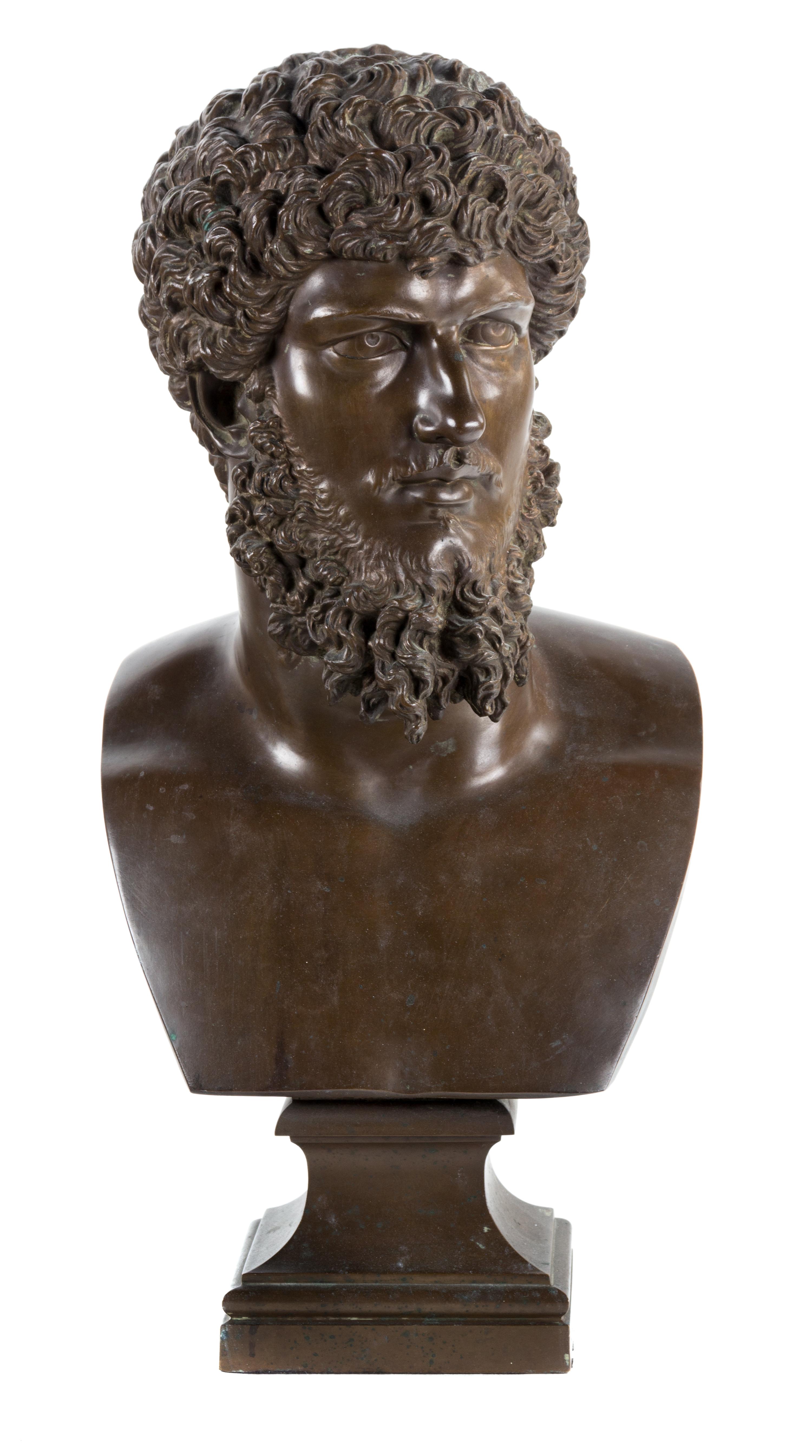 A French Bronze Bust Height 22 inches. — CAST BY BARBEDIENNE, EARLY 20TH CENTURY
