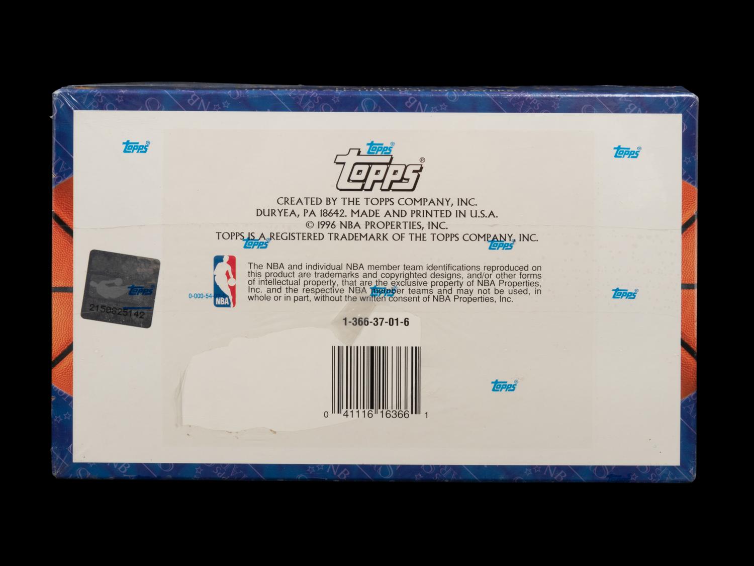 A Retail Box of 1996-97 Topps NBA Stars Basketball Cards