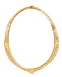 An 18 Karat Bicolor Gold Necklace, 28.70 dwts.