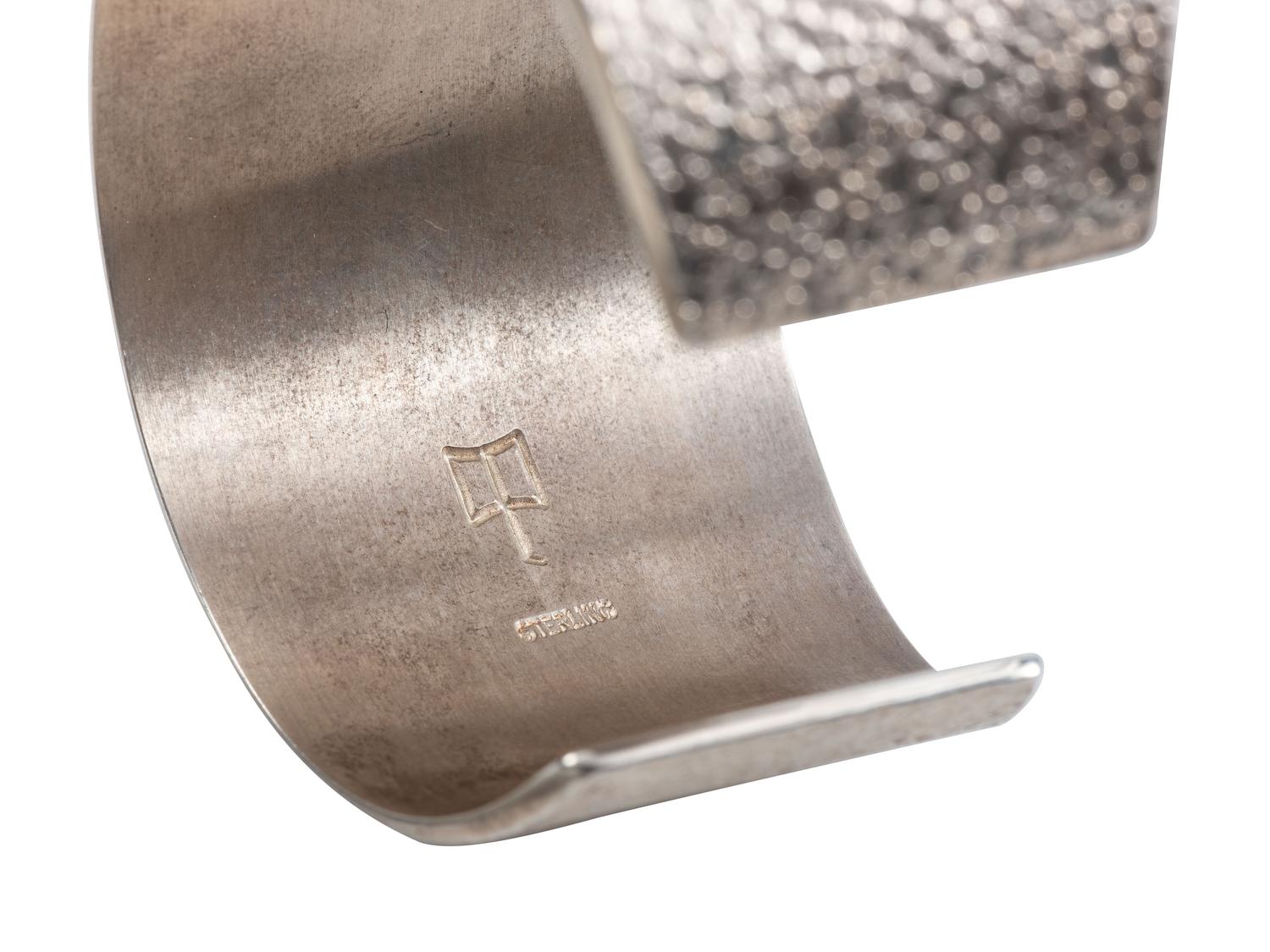 Sterling Silver Textured Cuff Bracelets