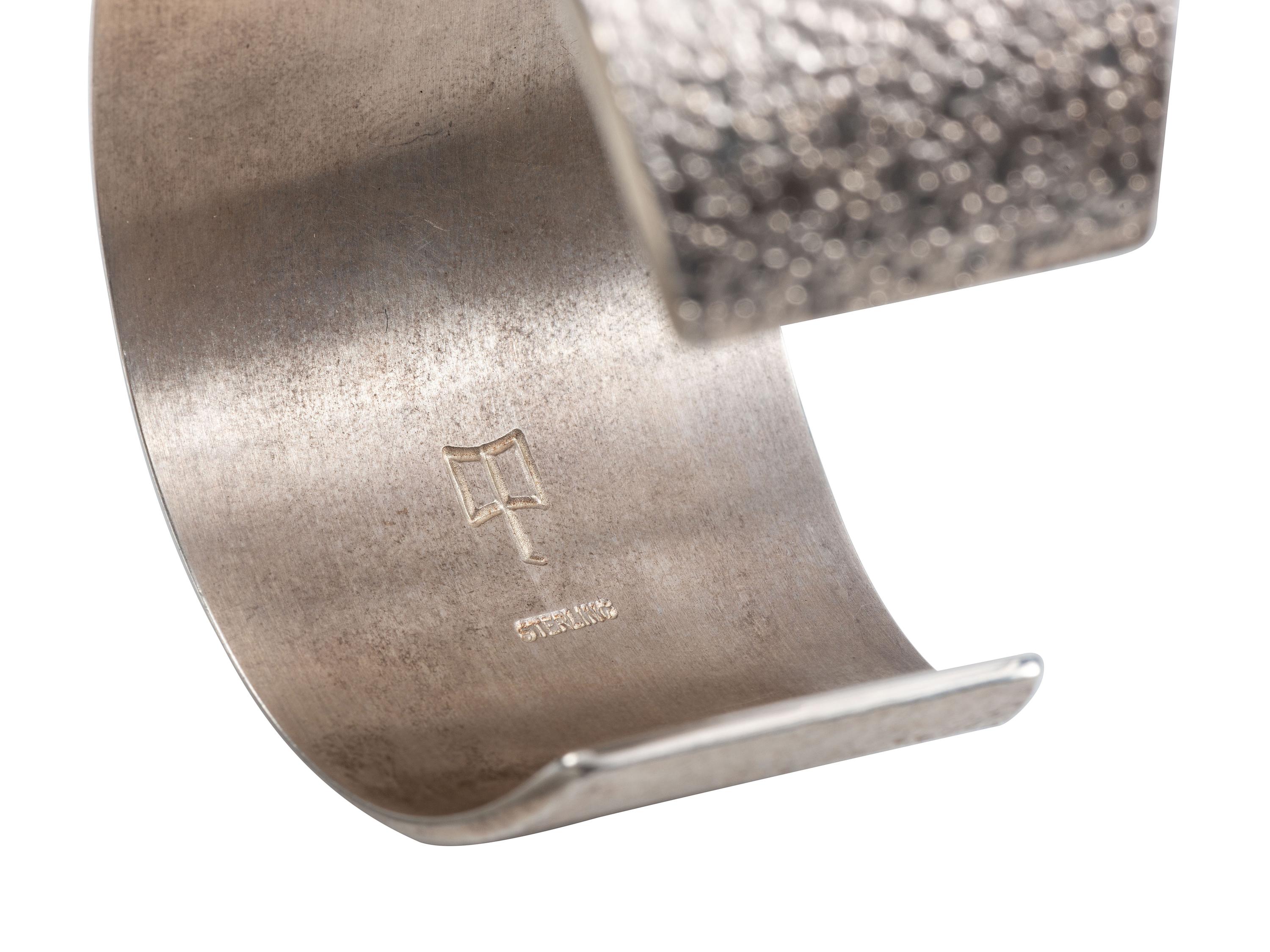 Sterling Silver Textured Cuff Bracelets