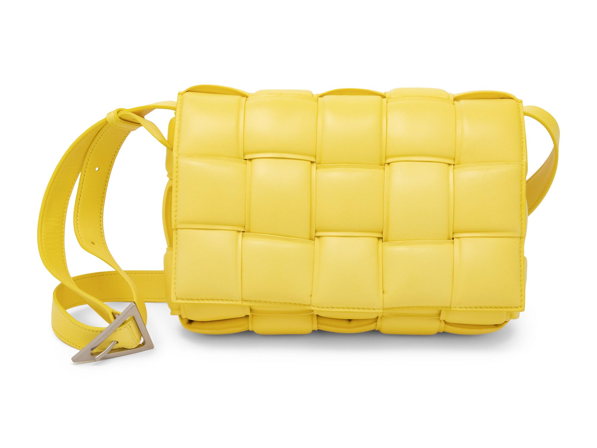 BOTTEGA VENETA PADDED MAXI CASSETTE IN SHERBET LAMBSKIN