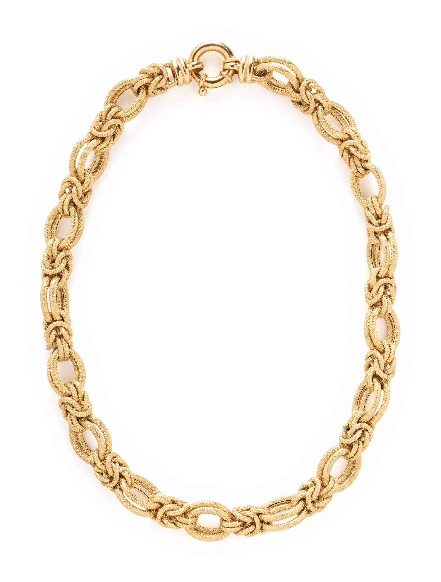 YELLOW GOLD NECKLACE