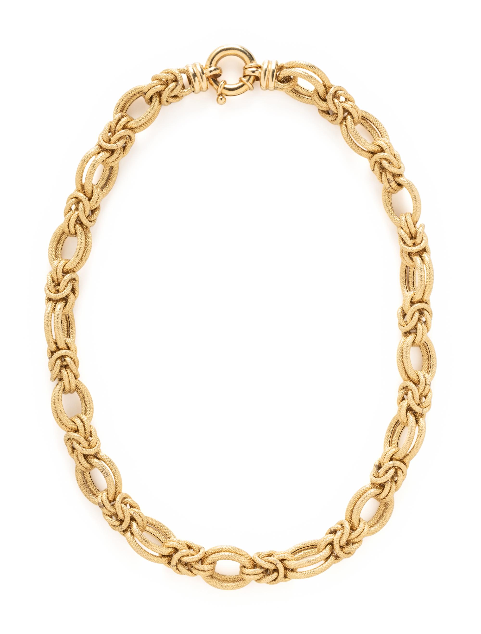 YELLOW GOLD NECKLACE