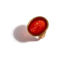A Neoclassical Gold and Carnelian Finger Ring with a Portrait Bust of Homer