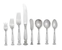 A Wallace Romance of the Sea Silver Flatware Service