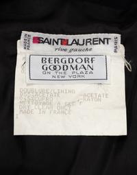Saint Laurent Rive Gauche Wrap Dress with Belt, 1980s