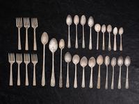 Navajo Stamped Silver Spoons and Forks
