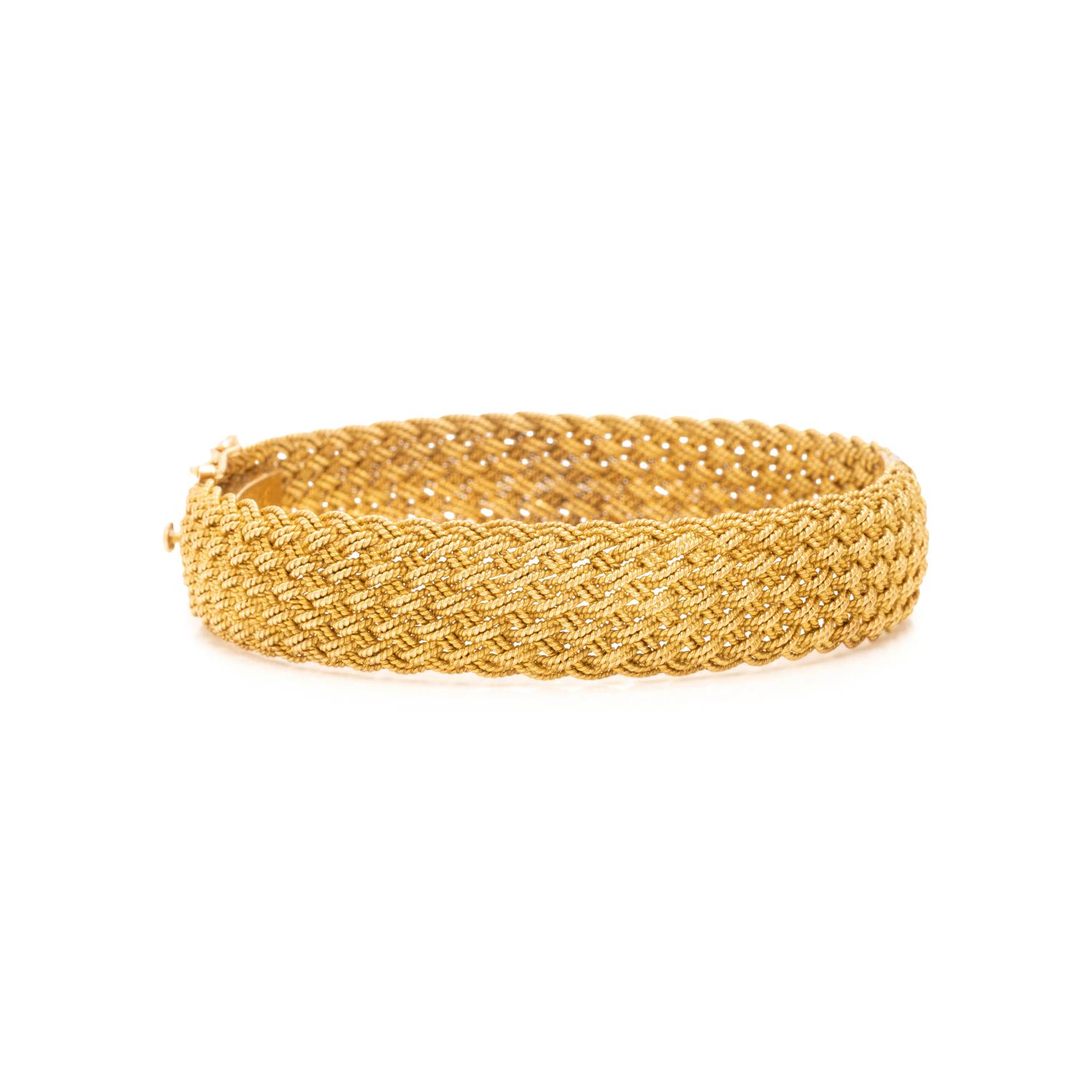 Yellow Gold Bangle Bracelet