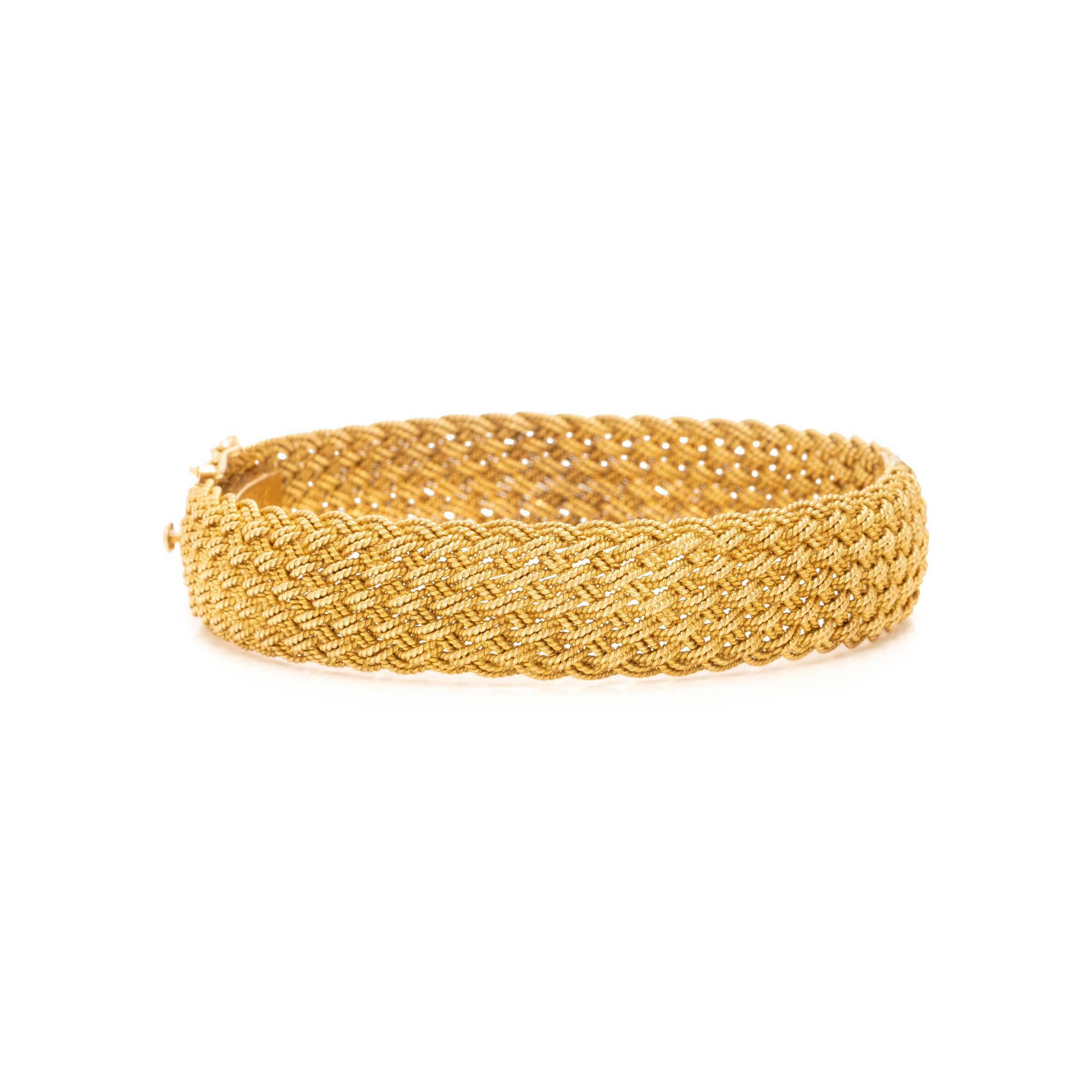 Yellow Gold Bangle Bracelet