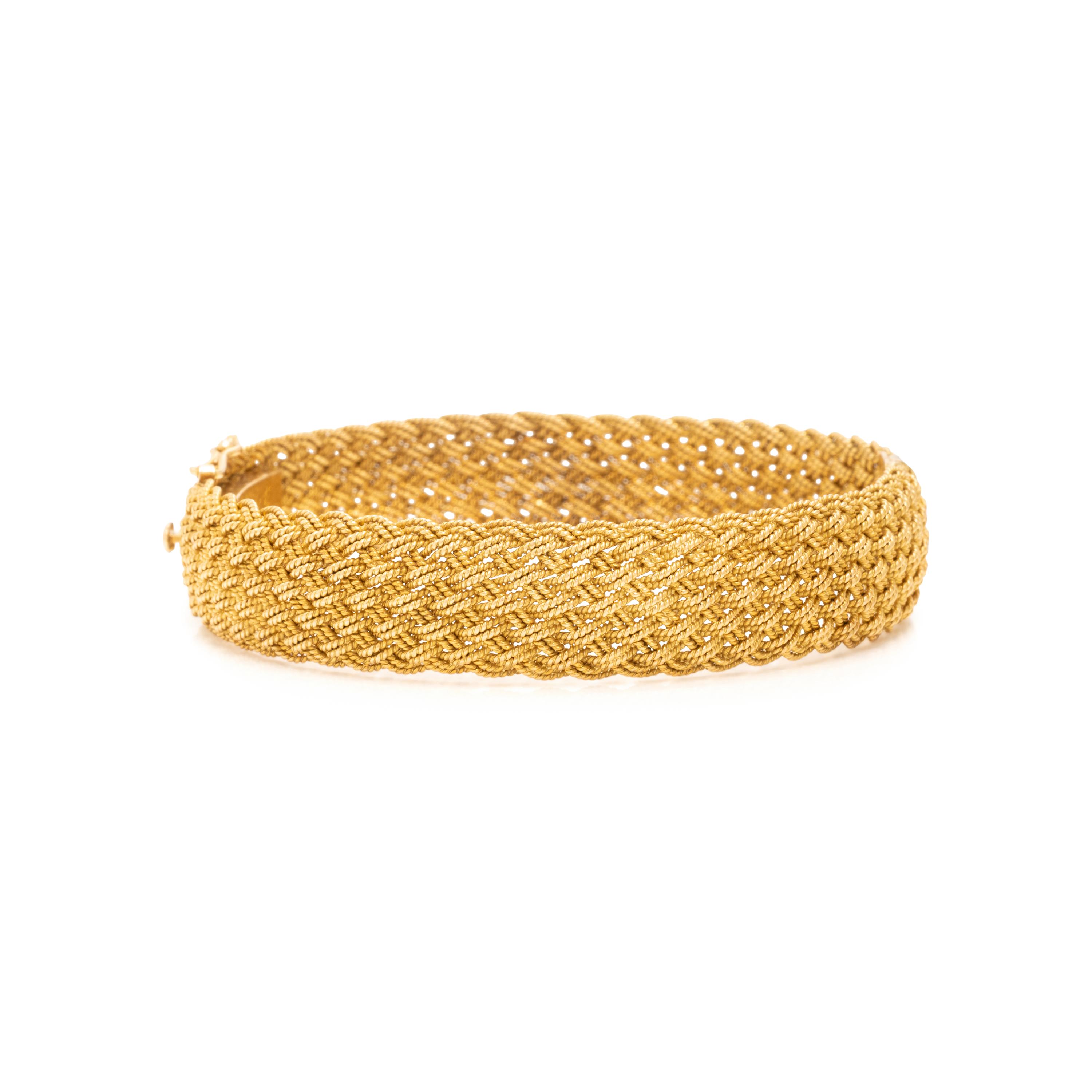 Yellow Gold Bangle Bracelet