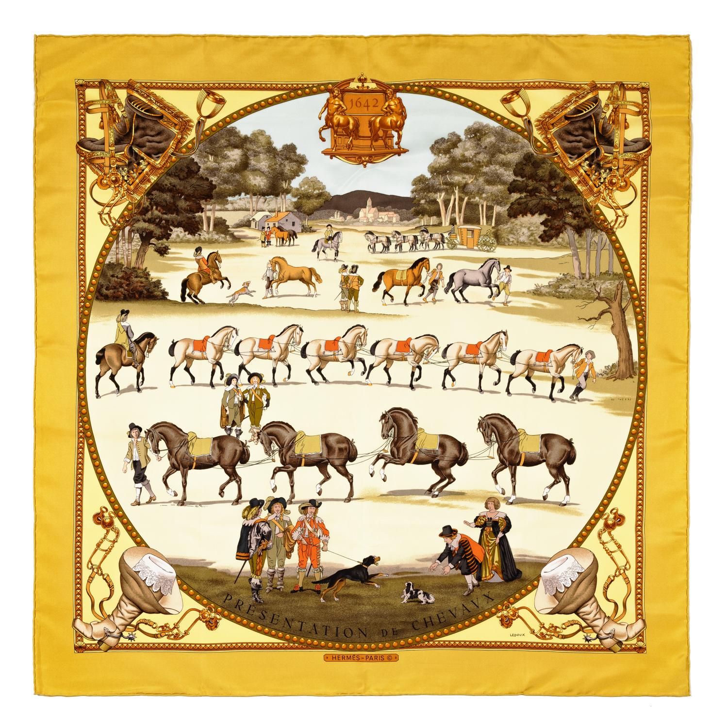 Hermès 90cm Silk Scarf