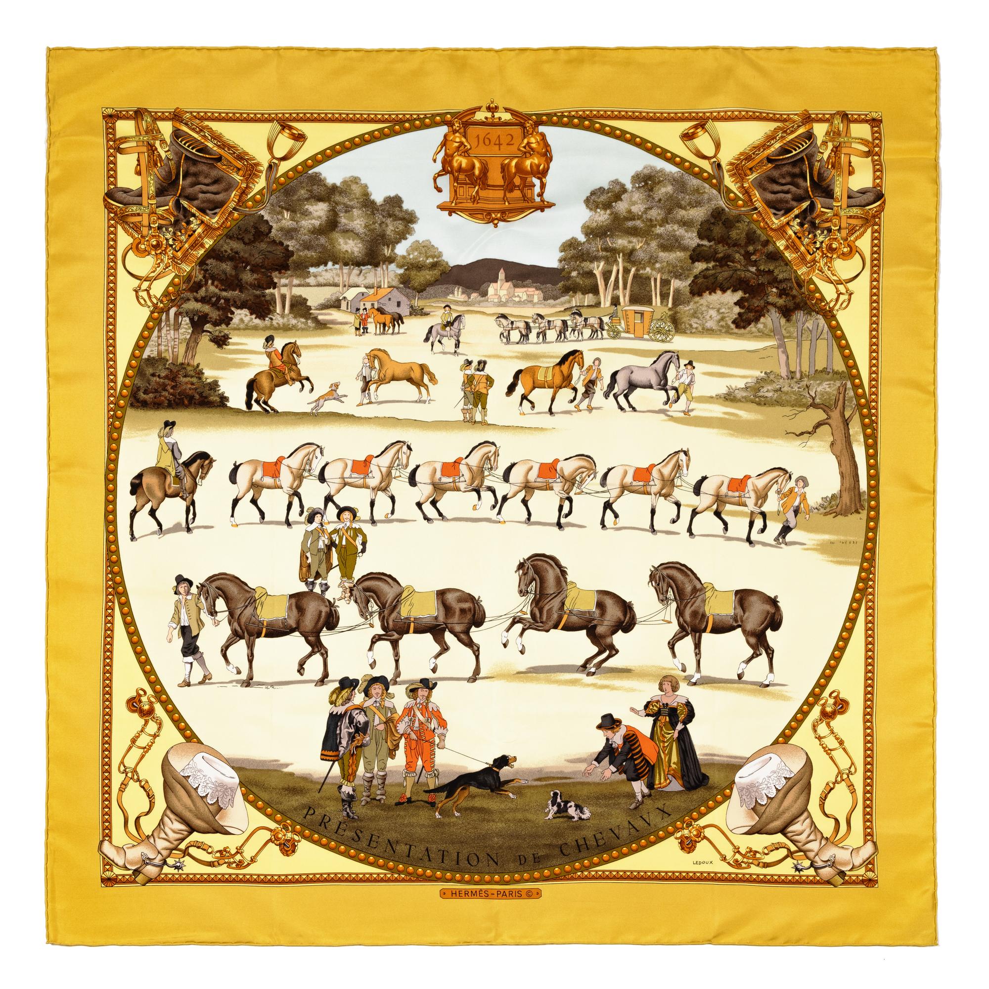 Hermès 90cm Silk Scarf