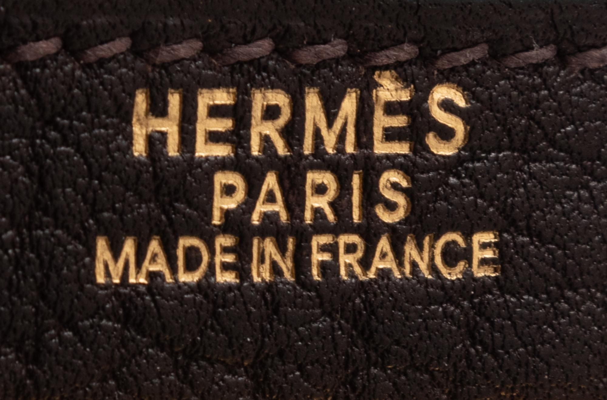 Hermès Dark Brown Leather 32cm Kelly Bag, 2007