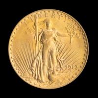 A United States 1913 St. Gaudens $20 Gold Coin