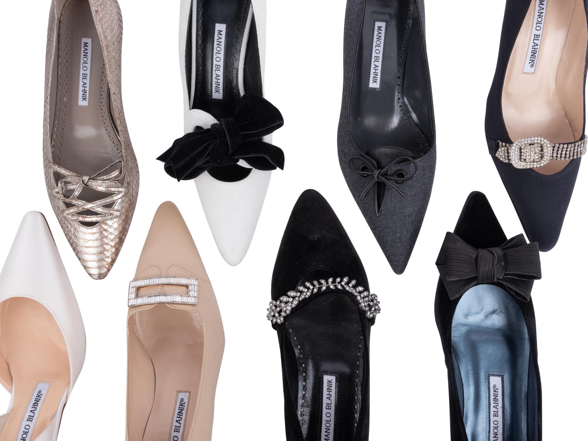 Eight Pairs of Unworn Manolo Blahnik Shoes