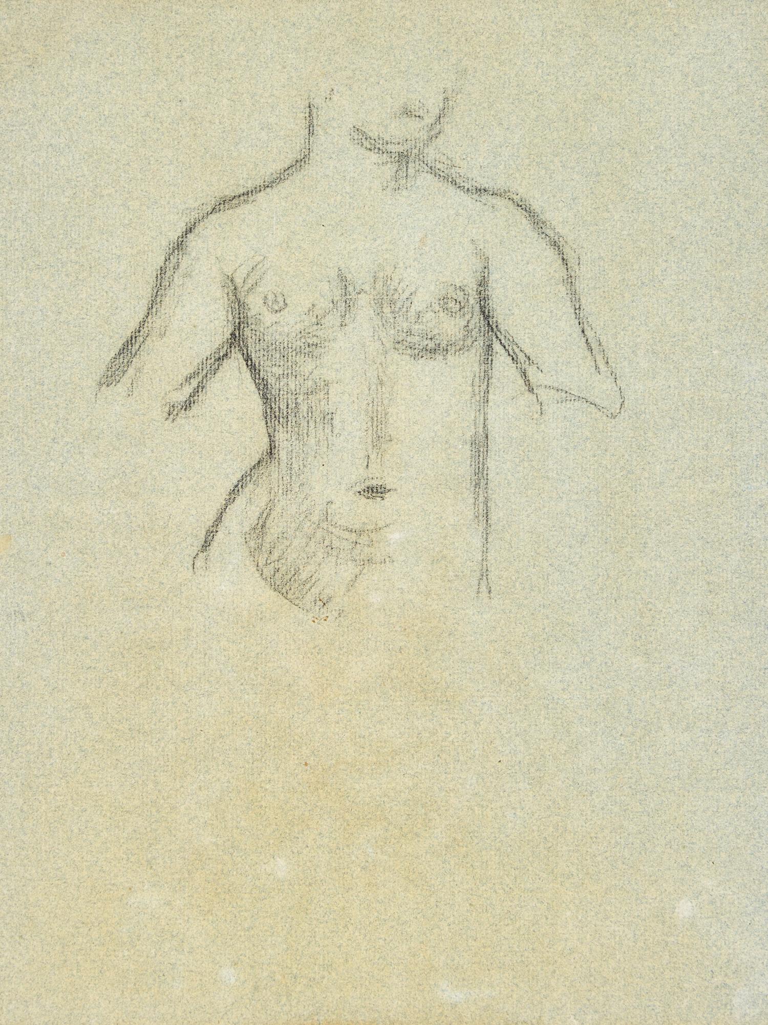 Torse de Femme; t ogether with Nu Assis (A Double-Sided Work), circa 1900